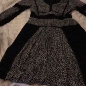 Stunning Burberry leopard print dress. EEUC size 6